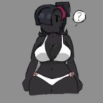  battle_for_dream_island beginning bra breasts chat clothing confusedkitty female hair humanoid machine panties red_hair remote_(bfb) robot under_wear underwear white_clothing 