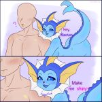  absurd_res anthro arm_grab bald big_breasts big_butt blush bodily_fluids breasts butt cuddling cum cum_inflation cumporeon duo eeveelution embrace faceless_character faceless_male female generation_1_pokemon genital_fluids happy happy_sex hi_res holding_shoulder hug huge_breasts human imminent_sex inflation interspecies looking_at_another male male/female mammal meme nintendo pokemon pokemon_(species) pokephilia sex side_boob smile smug squish suggestive tail vaporeon vaporeon_copypasta velvetbunn wanting_to_be_imprengated 