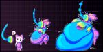  &lt;3 2023 anthro belly belly_expansion big_belly big_breasts blush bodily_fluids breasts breath bugzypaw canid canine colored confusion covered_face darkner deltarune digital_drawing_(artwork) digital_media_(artwork) drone electricity english_text expansion eyelashes fat_rolls female geometric_background grabbing_belly grabbing_own_belly grid_background growth hi_res hyper hyper_belly leg_fur mammal mid_transformation multicolored_body multicolored_skin multiple_scenes navel neck_tuft nipples onomatopoeia outline overweight pattern_background plugboy sequence shaded simple_background solo sound_effects sweat sweaty_belly text transformation transformation_sequence tuft undertale_(series) weight_gain werewire white_outline wire 