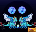  absurd_res dragon duo egg embrioeldragon female feral hi_res male tail wings 