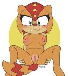  absurd_res anthro famousfen female genitals hi_res nude presenting presenting_pussy pussy sega solo sonic_superstars sonic_the_hedgehog_(series) spoiler spread_legs spreading sungazer_lizard trip_the_sungazer 