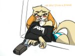  animal_crossing anthro big_breasts blush breasts doom_(series) doom_eternal female id_software isabelle_(animal_crossing) nintendo pace-maker solo thick_thighs 