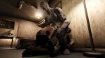  apartment ashley_graham_(resident_evil) capcom cocksucking dominant fellatio female grahnzi group hi_res human leon_kennedy male mammal monster oral penile regenerator_(resident_evil) resident_evil sex stinkface submissive trio undead zombie 