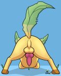  absurd_res animal_genitalia animal_penis anus balls butt canine_genitalia canine_penis digital_media_(artwork) eeveelution erection everstone_guild feral gau_(artist) generation_4_pokemon genitals hi_res leafeon male nintendo penis pokemon pokemon_(species) pokemon_mystery_dungeon presenting presenting_hindquarters presenting_penis priar_(gau) simple_background solo 