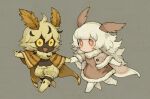  1boy 1girl :d ahoge arthropod_boy arthropod_girl blonde_hair boots brown_cape cape cross-shaped_pupils dark-skinned_male dark_skin dress elbow_gloves full_body fur-trimmed_cape fur_boots fur_collar fur_gloves fur_trim gloves hair_between_eyes holding_hands insect_wings knee_boots long_hair maniani moth_antennae moth_boy moth_girl moth_wings multicolored_hair open_mouth original red_dress red_eyes short_hair shorts simple_background smile standing streaked_hair symbol-shaped_pupils very_dark_skin very_long_hair walking white_footwear white_gloves white_hair wings yellow_eyes yellow_gloves 