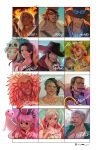  6+boys 6+girls :p bandana bellemere black_eyes boa_hancock breasts chest_tattoo cigar cleavage crocodile_(one_piece) crown dark-skinned_male dark_skin donquixote_doflamingo dracule_mihawk drill_hair evil_grin evil_smile expressionless fedora flower ghost goatee_stubble grin hat hat_flower highres holding holding_umbrella king_(one_piece) long_hair long_sideburns looking_at_viewer makeup mature_male multiple_boys multiple_drawing_challenge multiple_girls nami_(one_piece) nojiko nok_(nok_1) one_piece pectoral_cleavage pectorals perona pink_hair portrait roronoa_zoro sabo_(one_piece) scar scar_on_chin scar_on_face shirahoshi sideburns skull smile smoker_(one_piece) smoking snake tattoo tongue tongue_out top_hat umbrella x_drake 