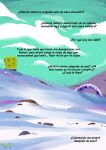  anthro cloud detailed_background dialogue hi_res male marine nickelodeon on_model pancaketiffy rear_view sea_sponge sky snow solo spanish_text spongebob_squarepants spongebob_squarepants_(character) text toony translation_check translation_request 