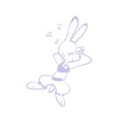  anthro biped breasts disney eyes_closed female judy_hopps lagomorph leporid mammal paws puppkittyfan1 rabbit sketch sleeping smile solo sound_effects tail vowelless vowelless_sound_effect zootopia zzz 