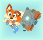  absurd_res ajaaaax anthro book canid canine diaper fox hi_res male mammal solo super_lucky&#039;s_tale 