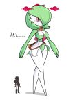  absurd_res breasts clothing collar duo fan_character female footwear gardevoir generation_3_pokemon gigantamax_gardevoir gigantamax_pokemon green_body green_hair hair hi_res high_heels human humanoid male male/female mammal mr_valentine00 nintendo pink_eyes pokemon pokemon_(species) simple_background taller_female torn_clothing white_background white_body 
