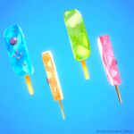  3d animated animated_gif bobacupcake buttons controller d-pad english_commentary floating food nintendo nintendo_switch no_humans popsicle spinning 