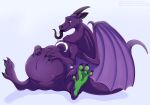  absurd_res belly bodily_fluids digital_media_(artwork) dragon drooling_tongue feral freddymartin fredscloset hi_res male paws saliva solo tail tongue tongue_out vore wings 