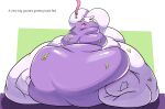  absurd_res anthro belly big_belly big_breasts big_butt blush breasts butt female generation_6_pokemon goo_creature goodra green_eyes hi_res hose_inflation huge_breasts huge_butt huge_thighs hyper hyper_belly hyper_butt hyper_thighs immobile multicolored_body nintendo pokemon pokemon_(species) purple_body slime smile solo text thick_thighs tongue tongue_out veryfilthything weight_gain 