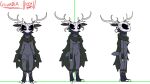  american_mythology anthro avian bird cryptid female guardia_(toxis) human humanoid indigenous_north_american_mythology mammal model_sheet monster mythology north_american_mythology nude simple_background solo toxis unknown_species wendigo white_background 