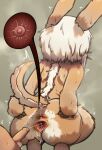  anthro anus bodily_fluids butt cum cum_in_pussy cum_inside cumshot duo ejaculation female gaping gaping_pussy genital_fluids genitals hand_on_butt hi_res made_in_abyss male male/female nanachi penis pussy spread_pussy spreading tuikinito yellow_body 