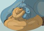  anthro avian belly big_belly big_butt bodily_fluids breath_of_the_wild butt fanofblimp hi_res huge_belly huge_butt immobile immobilization kass_(tloz) male morbidly_obese morbidly_obese_anthro morbidly_obese_male nintendo obese obese_anthro obese_male overweight overweight_anthro overweight_male rito sweat the_legend_of_zelda 