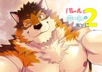  abs absurd_res anthro barrel_(live_a_hero) canid canine canis cover cover_art cover_page hi_res japanese_text lifewonders live_a_hero looking_at_viewer male mammal muscular muscular_anthro muscular_male nipples one_eye_closed pecs shirtless solo text tuna_onigiri_gj wink wolf 
