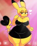  &lt;3 absurd_res anthro bedroom_eyes blackmore breasts clothed clothing dancing digital_drawing_(artwork) digital_media_(artwork) female generation_1_pokemon hi_res jewelry looking_at_viewer mammal narrowed_eyes necklace nintendo pikachu pokemon pokemon_(species) raised_tail seductive smile smiling_at_viewer solo tail wide_hips 