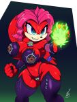  anthro archie_comics armor barely_sly big_breasts bikini_armor black_nails blue_eyes breasts clothed clothing colored_nails dreadlocks echidna female hi_res jewelry lien-da magic_user mammal monotreme nails necklace sega solo sonic_the_hedgehog_(archie) sonic_the_hedgehog_(comics) sonic_the_hedgehog_(series) unconvincing_armor 