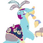  backpack blue_body chewing clothing duo eating female generation_1_pokemon hat head_feathers headgear headwear holowear_(pokemon) lapras looking_back low_res male male/female nintendo pokemon pokemon_(species) pokemon_unite rear_view restricted_palette tapirclip thumbnail volo_(pokemon) vore 