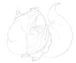  2022 anthro belly beverage big_belly bottomless cettus clothed clothing coat coat_only container cup double_chin dragon fat_rolls fritjof hand_in_pocket holding_beverage holding_mug holding_object hot_beverage huge_belly male monochrome moobs morbidly_obese morbidly_obese_anthro morbidly_obese_male mug obese obese_anthro obese_male overweight overweight_anthro overweight_male pockets scalie sketch solo standing steam tail thick_tail topwear topwear_only 