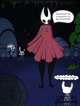  anthro arthropod female fogata group hi_res hollow_knight hornet_(hollow_knight) humanoid quirrel_(hollow_knight) spanish_text speech_bubble team_cherry text the_knight_(hollow_knight) zote 