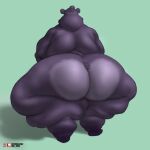  absurd_res bear butt hi_res mammal obese overweight wide 