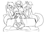  anthro bear big_breasts bovid breasts canid canine caprine clothing dominant dominant_female felid female fox gangbang girly goat group group_sex hi_res intersex intersex/intersex legwear lion locknvt male male/female mammal mommy_(disambiguation) mommykink orgy pantherine sex stockings submale submissive wide_hips 