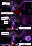  3d_(artwork) absurd_res animatronic anthro bow_tie comic digital_media_(artwork) duo english_text five_nights_at_freddy&#039;s five_nights_at_freddy&#039;s_2 genitals hi_res lagomorph leporid machine male mammal nsg_editor nude penis rabbit robot scottgames source_filmmaker text withered_bonnie_(fnaf) 
