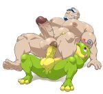  &lt;3 amphibian anthro anus bald balls beard big_balls big_muscles big_nipples big_pecs big_penis blue_hair body_hair butt chest_hair clenched_teeth dominant dominant_anthro dominant_male duo erection eyebrows facial_hair frog generation_2_pokemon genitals green_body gym_leader hair hi_res holding_partner human imminent_anal interspecies kofu_(pokemon) larger_human larger_male licking licking_lips maldu male male/male mammal multicolored_hair muscular muscular_anthro muscular_human muscular_male navel nintendo nipples nude pecs penis pokemon pokemon_(species) pokephilia politoed sex size_difference small_dom_big_sub smaller_anthro smaller_male submissive submissive_human submissive_male teeth toad_(frog) tongue tongue_out unibrow white_hair 