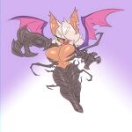  anthro bat bat_wings big_breasts bigdad breasts female green_eyes hair huge_breasts mammal membrane_(anatomy) membranous_wings navel rouge_the_bat sega smile solo sonic_the_hedgehog_(series) white_hair wings 