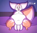  &lt;3 anthro balls bed belly big_balls big_belly big_ears big_tail bodily_fluids canid canine cheek_tuft dani_(dani_fennec) dani_fennec detailed_background dialogue dripping erection facial_tuft fennec fox front_view fur furniture genital_fluids genitals head_tuft hi_res huge_balls humanoid_genitalia looking_at_viewer male mammal motion_lines multicolored_body multicolored_fur navel nude on_bed orange_body orange_fur overweight overweight_male penis precum precum_drip red_eyes shaded shadow short_stack sitting sitting_on_bed solo tail tan_body tan_fur thick_thighs tongue tongue_out tuft two_tone_body two_tone_fur vein veiny_penis 