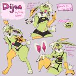  animated anthro breasts dijon_(guncht) eeveelution english_text female generation_1_pokemon genitals guncht jolteon model_sheet nintendo pokemon pokemon_(species) pussy short_playtime smile solo text trans_(lore) trans_man_(lore) 