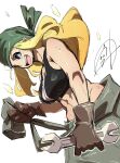  1girl blonde_hair highres pungter smile solo tools winry_rockbell 