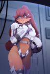  absurd_res anthro armor blue_eyes brown_body brown_fur brown_hair butt clothed clothing digital_media_(artwork) female fur hair headgear helmet hi_res lagomorph lepi leporid long_ears lop_(star_wars_visions) mammal mycrys rabbit solo star_wars star_wars_visions stormtrooper tagme tail 