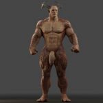  2_horns abs animal_humanoid balls dragon dragon_humanoid genitals hi_res horn humanoid male mortal_kombat mortal_kombat_1 muscular muscular_humanoid muscular_male nipples pecs penis scales scalie shao_kahn solo vein veiny_penis voluox 