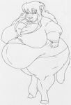  2009 anthro belly big_belly big_breasts big_butt bottomwear breast_expansion breasts businesswear butt clothed clothing danellz expansion felid female hair huge_breasts huge_thighs kathy_(danellz) legwear lion mammal morbidly_obese morbidly_obese_anthro morbidly_obese_female necktie obese obese_anthro obese_female office_clothing open_mouth overweight overweight_anthro overweight_female pantherine sketch skirt solo stockings thick_thighs traditional_media_(artwork) weight_gain 