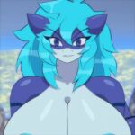  abs animal_humanoid animated anthro areola biceps big_breasts blopkid blue_body blue_eyes blue_hair blue_skin breast_play breasts cyan_(nightlyflare) digital_media_(artwork) duo erection female fish fish_humanoid genitals grey_body hair huge_breasts humanoid humanoid_genitalia humanoid_penis looking_at_viewer low_res male male/female marine marine_humanoid muscular muscular_anthro muscular_male nipples no_sound nude open_mouth pecs penis penis_in_face sex shark shark_fin shark_humanoid shark_tail sharp_teeth smile solo tail teeth thick_thighs titfuck tongue tongue_out water wide_hips 