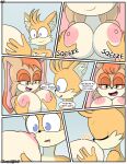  absurd_res age_difference anthro bath bathing bathing_together bathroom canid canine duo female fox hi_res lagomorph leporid luckster1234 male male/female mammal mature_female miles_prower nipples older_female rabbit sega sonic_the_hedgehog_(series) vanilla_the_rabbit younger_male 
