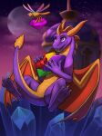  absurd_res activision crystal cute_expression dragon duo feral ferilla flying gem happy hi_res horn male paws playful scalie sparx spyro_reignited_trilogy spyro_the_dragon tail western_dragon 