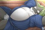  anthro asian_clothing belly black_and_white_body briefs bulge cetacean clothing dolphin east_asian_clothing furniture hi_res hige_duck japanese_clothing kimono male mammal marine moobs oceanic_dolphin orca overweight shachi_ojisan_(character) sleeping sofa solo tighty_whities toothed_whale underwear vtuber white_briefs white_clothing white_underwear 