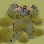  absurd_res anthro blush elephant elephant_wario elephantid fart fart_cloud fart_fetish flaccid foreskin fupa genitals hi_res male mammal mario_bros nintendo nipple_piercing nipples obese overweight penis piercing proboscidean rionmaro small_penis solo super_mario_bros_wonder wario 