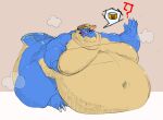  alligator alligatorid anthro belly big_moobs biped blush clothing crocodilian hat headgear headwear hi_res male moobs morbidly_obese musk_clouds navel obese onetonhalfshell overweight reptile sale_(zelda) scalie solo straw_hat 