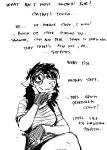  2023 anthro black_and_white comic dialogue didelphid english_text eyewear female glasses hi_res hladilnik mammal marsupial marylin_(hladilnik) monochrome solo text thinking 