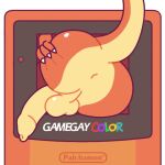  2023 anthro anus artist_name backsack balls big_balls big_butt big_penis bubble_butt butt butt_focus charizard claws console english_text erection faceless_character faceless_male foreskin game_boy_color game_boy_family game_console generation_1_pokemon genitals hand_on_butt hand_on_own_butt handheld_console hi_res humanoid_genitalia humanoid_penis long_penis male nintendo palchamon parody penis perineum pokemon pokemon_(species) presenting presenting_anus presenting_balls presenting_hindquarters presenting_penis simple_background solo spread_butt spreading take_your_pick text unretracted_foreskin white_background 