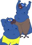  absurd_res animal_humanoid anthro avian avian_arms avian_feet avian_humanoid barefoot beak bedroom_eyes belly belly_overhang big_belly big_breasts bird bird_humanoid blu_(rio) blue_body blue_feathers blue_macaw blue_sky_studios breasts chubby_anthro chubby_belly chubby_cheeks chubby_male claws clothed clothing eyebrows eyes_closed feathers feet hand_on_head happy hi_res humanoid itzimiau macaw male narrowed_eyes neotropical_parrot obese obese_anthro open_mouth overweight overweight_anthro overweight_male parrot parrot_humanoid pecs pudgy_belly raised_arm rio_(series) round_body scuted_arms scuted_hands scutes seductive simple_background slightly_chubby slightly_chubby_anthro slightly_chubby_male smile solo spix&#039;s_macaw stretching tail_feathers talons thick_thighs toes true_parrot white_background wide_hips yawn yawning_position 
