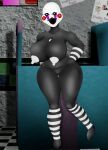  animatronic anthro breasts female five_nights_at_freddy&#039;s five_nights_at_freddy&#039;s_2 genitals hi_res lewarfire machine marionette marionette_(fnaf) nipples nsfw pussy robot scottgames sex solo 