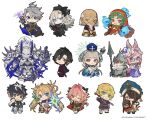  6+boys 6+girls :d ;d animal_ears aqua_eyes armor armored_boots ascot astolfo_(fate) bald beard black_ascot black_bow black_cape black_dress black_eyes black_footwear black_gloves black_hair black_headwear black_jacket black_pants black_shirt blonde_hair blue_cape blue_dress blue_eyes blue_hair blue_headwear boots bow bradamante_(fate) braid braided_beard brown_eyes cape capelet character_doll charlemagne_(fate) chibi chinese_clothes closed_mouth constantine_xi_(fate) copyright crop_top doll don_quixote_(fate) dress earrings facial_hair facial_mark fate/grand_order fate_(series) faulds french_braid full_armor full_body fur-trimmed_cape fur_trim glasses gloves green_eyes green_hair grey_hair grin hair_between_eyes hair_bow hair_intakes hair_over_one_eye halo hat helmet holding holding_doll holding_polearm holding_staff holding_sword holding_weapon horse_ears horse_girl jacket james_moriarty_(ruler)_(fate) jewelry kriemhild_(fate) lance long_hair looking_at_viewer looped_braids minamoto_no_tametomo_(fate) mitre mob_cap mole mole_under_eye multicolored_hair multiple_boys multiple_braids multiple_girls mustache nozaki_tsubata official_art old old_man one_eye_closed otoko_no_ko pants parted_bangs pink_eyes pink_hair polearm pope_joan_(fate) purple_dress purple_eyes purple_tunic red_armor red_cape red_shirt red_thighhighs red_tunic robe roland_(fate) salome_(fate) sancho_(fate) sandals see-through see-through_skirt sheath sheathed shield shirt shoes short_hair shoulder_armor side_braids simple_background single_braid skirt skull smile spear staff standing streaked_hair swept_bangs sword tassel thighhighs toeless_legwear tunic twintails two-sided_cape two-sided_fabric v-shaped_eyebrows veil wavy_hair weapon white_armor white_background white_capelet white_dress white_footwear white_hair white_robe wide_sleeves xu_fu_(fate) yellow_cape yu_mei-ren_(fate) zhang_jue_(fate) 