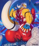  absurd_res anthro anus bandai_namco boots bulge butt_slap canid canine canis clothing digimon digimon_(species) dragon fighting_ring fingerless_gloves flexing footwear gloves handwear hi_res male mammal muscular muscular_anthro muscular_male public puffy_anus sitting_on_another size_difference slap tight_clothing veegrowmon voidlesky voidlesky_(character) wolf wrestling wrestling_outfit wrestling_singlet 