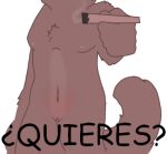  &iquest;quieres? anthro breasts brown_body brown_fur digital_media_(artwork) drugs female fur genitals hidden_face mammal marijuana meme navel nipples nude offering_to_viewer pussy simple_background solo spanish_text tail text unknown_species 